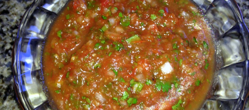 Fresh Roasted Tomato Salsa