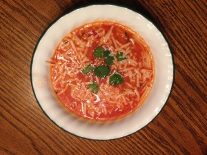 Mexican noodle soup - Sopa de Fideo