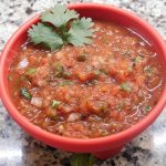 Easy Blender Tomato Salsa